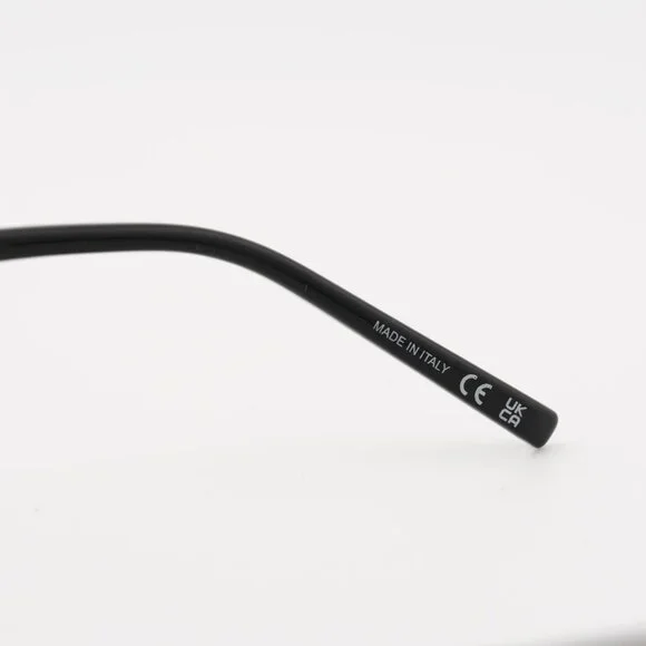 Saint Laurent SL125 001 Eyeglasses Black/Silver 49mm Round Frame